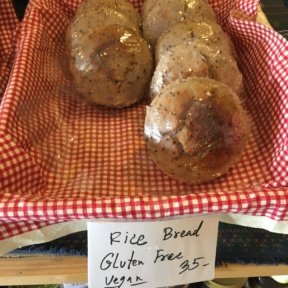 Gluten-free rice bread from Blue Diamond Breakfast Club